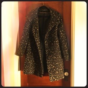 Leopard Print Coat